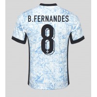 Camisa de time de futebol Portugal Bruno Fernandes #8 Replicas 2º Equipamento Europeu 2024 Manga Curta